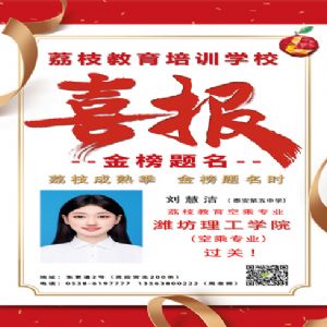劉慧潔 濰坊理工學院